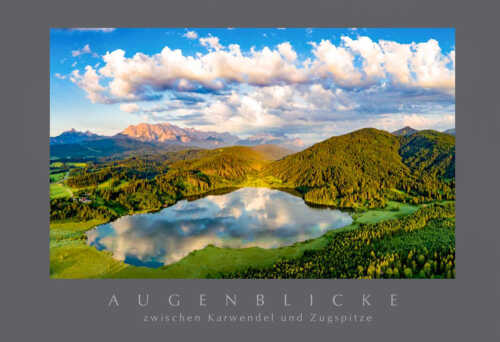 Blick über Barmsee zum Wetterstein- 1085 Lieblingssee