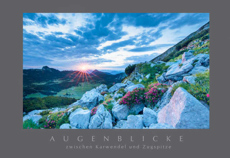 Sonnenaufgang im Estergebirge mit Blick zur Hohen Kiste- 1101 Feuerrot