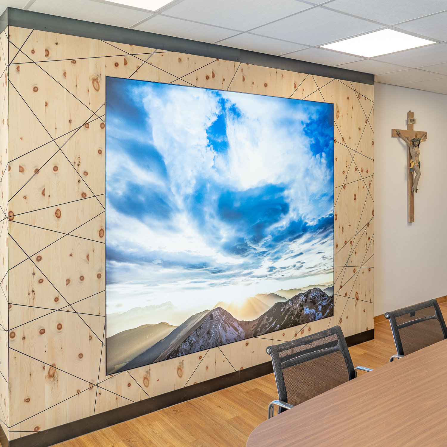 LED Leuchtbild, Referenz Klinik Schongau, Kraft