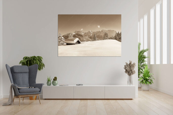 Beeindruckendes Karwendel II | Größe ca. 165x110cm, Seitenverhältnis 3:2