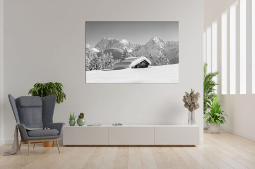 Beeindruckendes Karwendel | Größe ca. 165x110cm, Seitenverhältnis 3:2