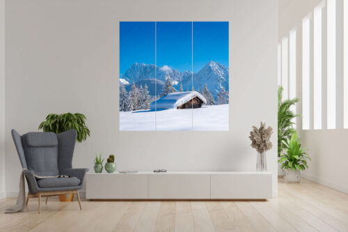 Beeindruckendes Karwendel | 3er Split, Größe ca. 180x180cm, Seitenverhältnis 1:1