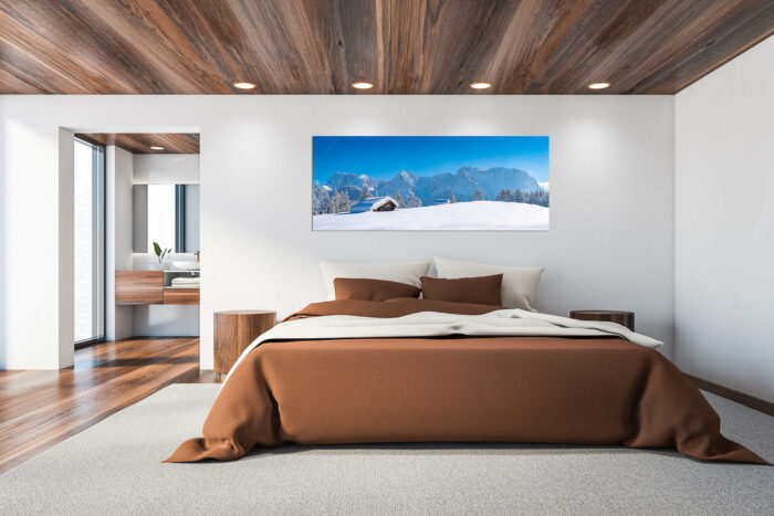 Beeindruckendes Karwendel | Größe ca. 200x80cm, Seitenverhältnis 2,5:1