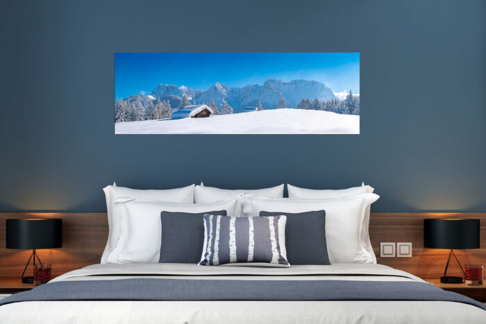 Beeindruckendes Karwendel | Größe ca. 180x60cm, Seitenverhältnis 3:1