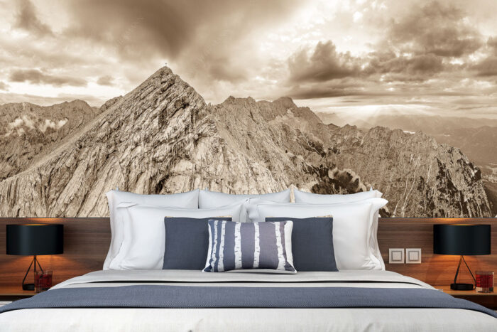 Alpspitz Nord | Größe ca. 350x140cm, Seitenverhältnis 2,5:1