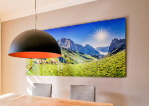 Malerische Sommerweide