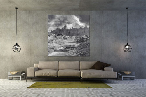 Malerisches Karwendel | Größe ca. 160x160cm, Seitenverhältnis 1:1