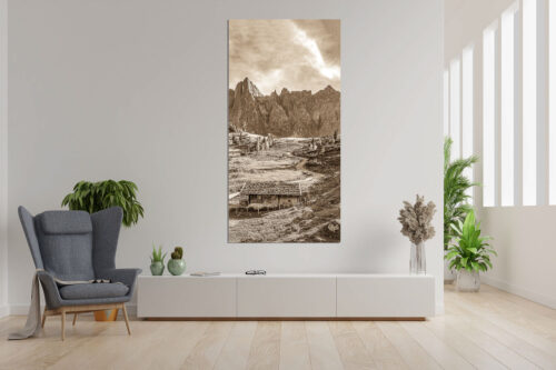 Malerisches Karwendel | Größe ca. 90x180cm, Seitenverhältnis 1:2