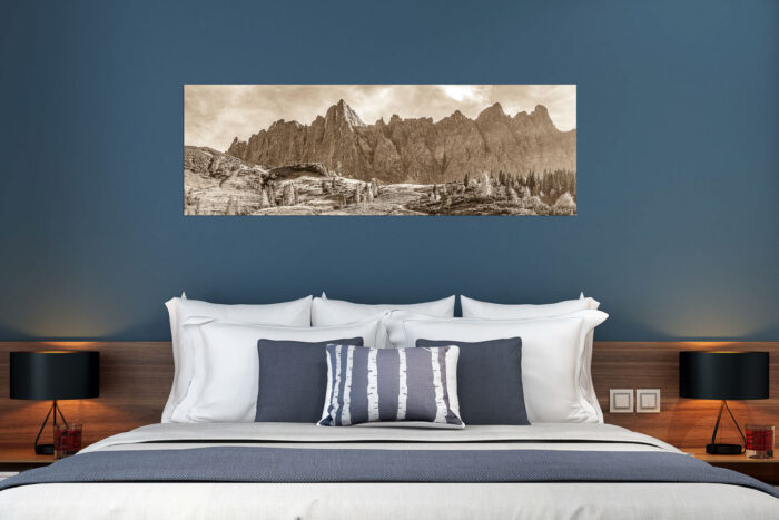 Malerisches Karwendel | Größe ca. 180x60cm, Seitenverhältnis 3:1