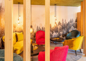 Fototapete in der Hotellobby