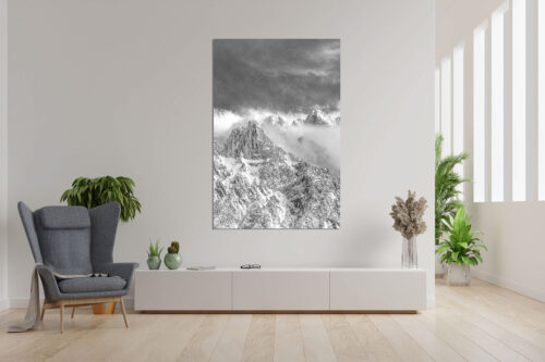 Nebelreissen am Kofler | Größe ca. 120x180cm, Seitenverhältnis 2:3