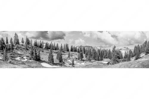 Blick von der Moosenalm zum Soierngebirge - An der Moosenalm - Seitenverhältnis 4:1 - Vorderskopf und Soiernspitze - weitere Infos unter https://www.kriner-weiermann.de