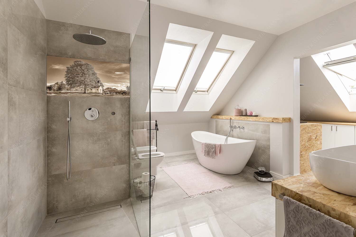 Kapelle Maria Rast bei Krün mit Zugspitzmassiv - Andacht - Größe ca. 100x50cm, Seitenverhältnis 2:1 - Maria Rast Kapelle mit Alpspitze - weitere Infos unter https://www.kriner-weiermann.de