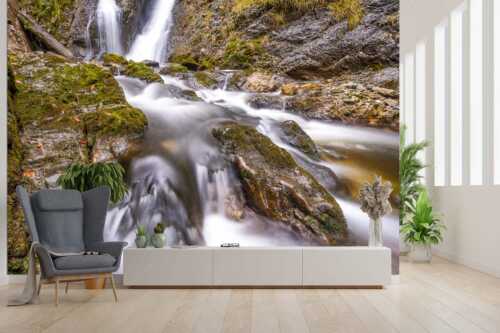 Bach im Estergebirge - Bach im Estergebirge - Größe ca. 300x200cm, Seitenverhältnis 3:2 - Wasserfall und Bachlauf - weitere Infos unter https://www.kriner-weiermann.de