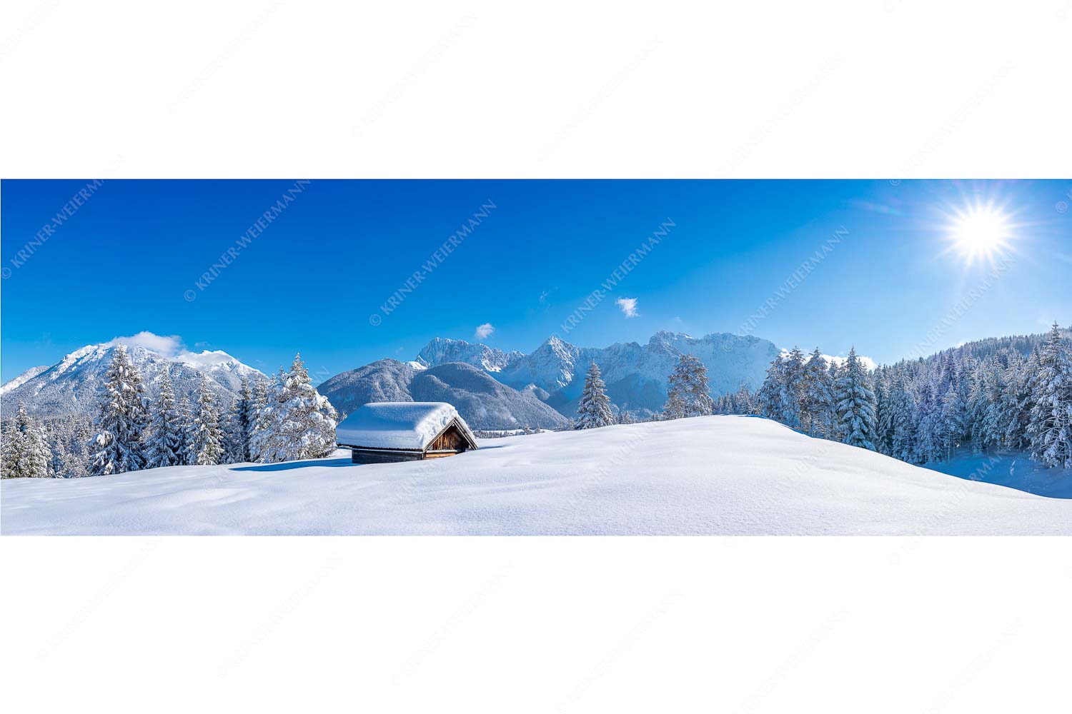 Blick ins Soiern- und Karwendelgebirge