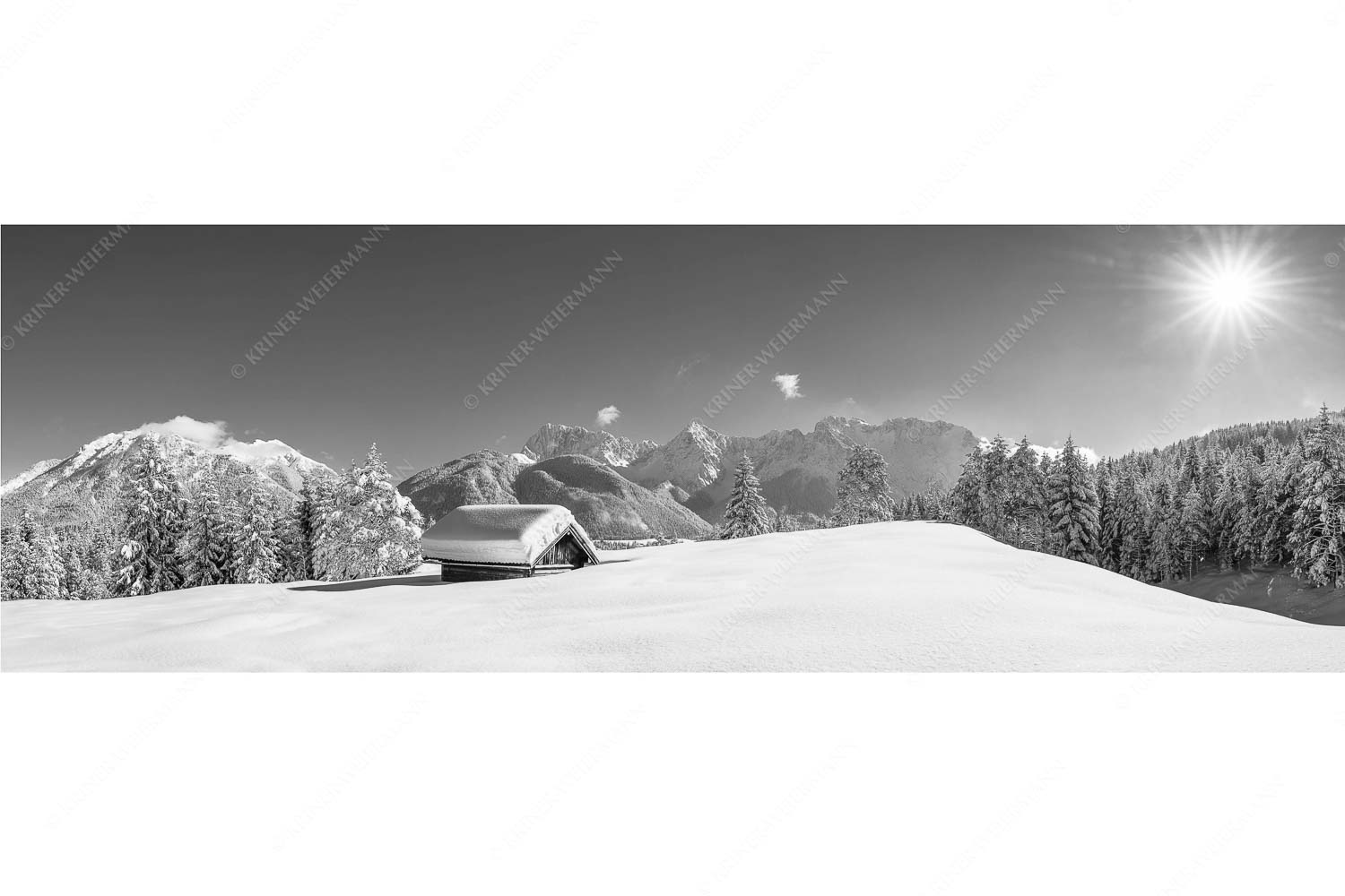 Blick ins Soiern- und Karwendelgebirge