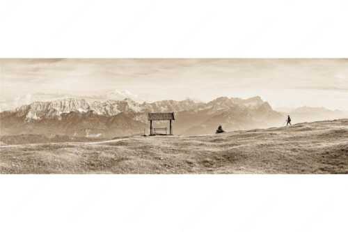 Wandern am Rosswank im Estergebirge mit Aussicht zum Wettersteingebirge - Bergwandern vom Feinsten - Seitenverhältnis 3:1 - Wank mit Wetterstein - weitere Infos unter https://www.kriner-weiermann.de