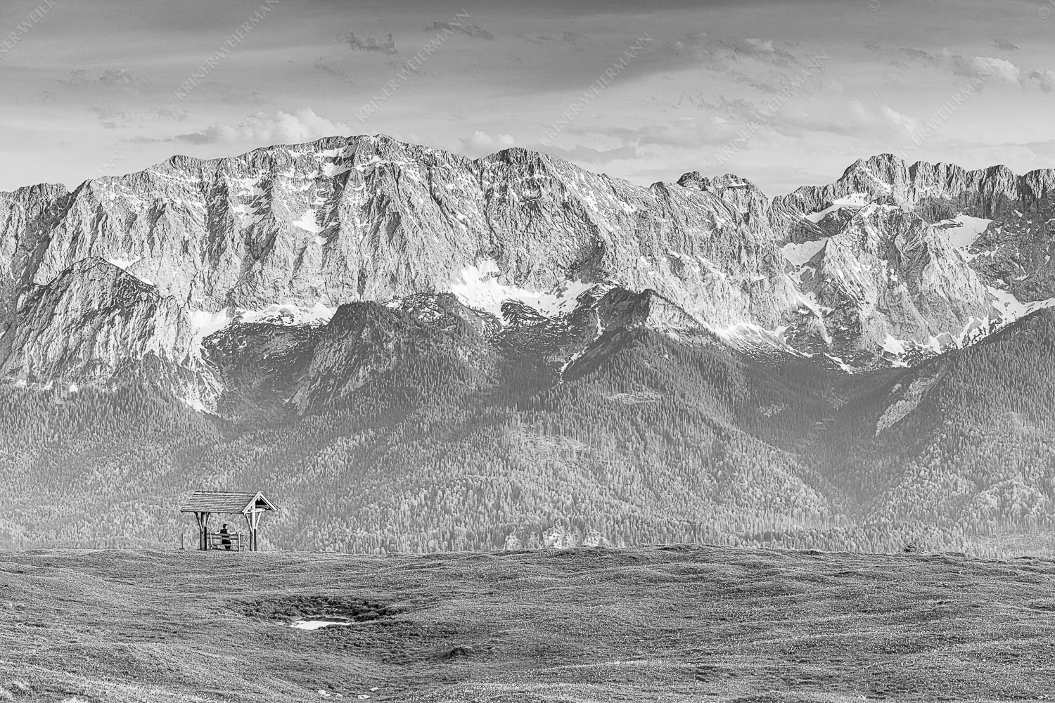 Eines der schönsten Panoramen im Garmisch-Partenkirchen bietet die Aussicht vom Wank
