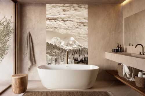 Blick über Schachenschloss zum Hochblassen und Alpspitze im Wettersteingebirge - Der höhere Unscheinbare - Größe ca. 160x240cm, Seitenverhältnis 2:3 - Hochblassen und Alpspitze - weitere Infos unter https://www.kriner-weiermann.de