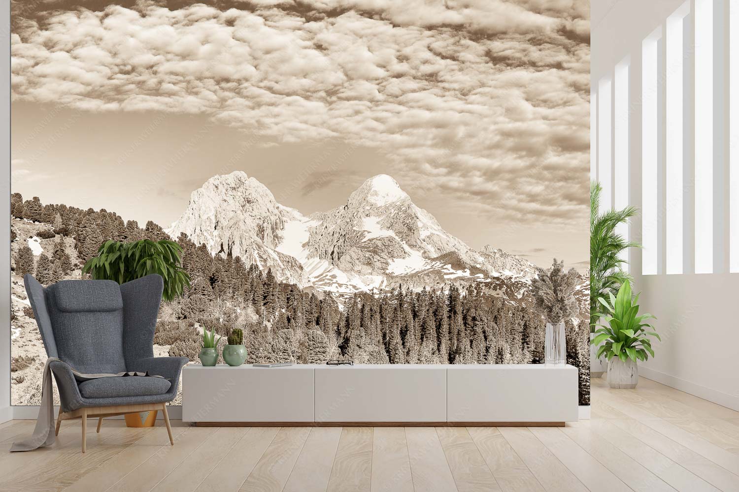 Der höhere Unscheinbare – Größe ca. 300x200cm, Seitenverhältnis 3:2 — Hochblassen und Alpspitze Blick über Schachenschloss zum Hochblassen und Alpspitze im Wettersteingebirge - Der höhere Unscheinbare - Größe ca. 300x200cm, Seitenverhältnis 3:2 - Hochblassen und Alpspitze - weitere Infos unter https://www.kriner-weiermann.de