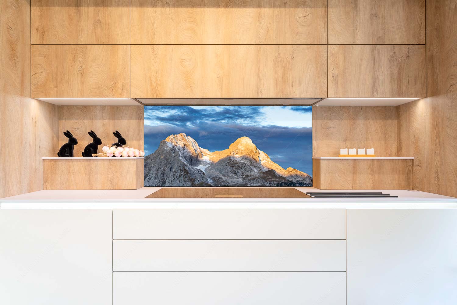 Die Beiden II – Größe ca. 120x60cm, Seitenverhältnis 2:1 — Alpspitze und Hochblassen Blick zum Hochblassen und Alpspitze im ersten Tageslicht - Die Beiden II - Größe ca. 120x60cm, Seitenverhältnis 2:1 - Alpspitze und Hochblassen - weitere Infos unter https://www.kriner-weiermann.de