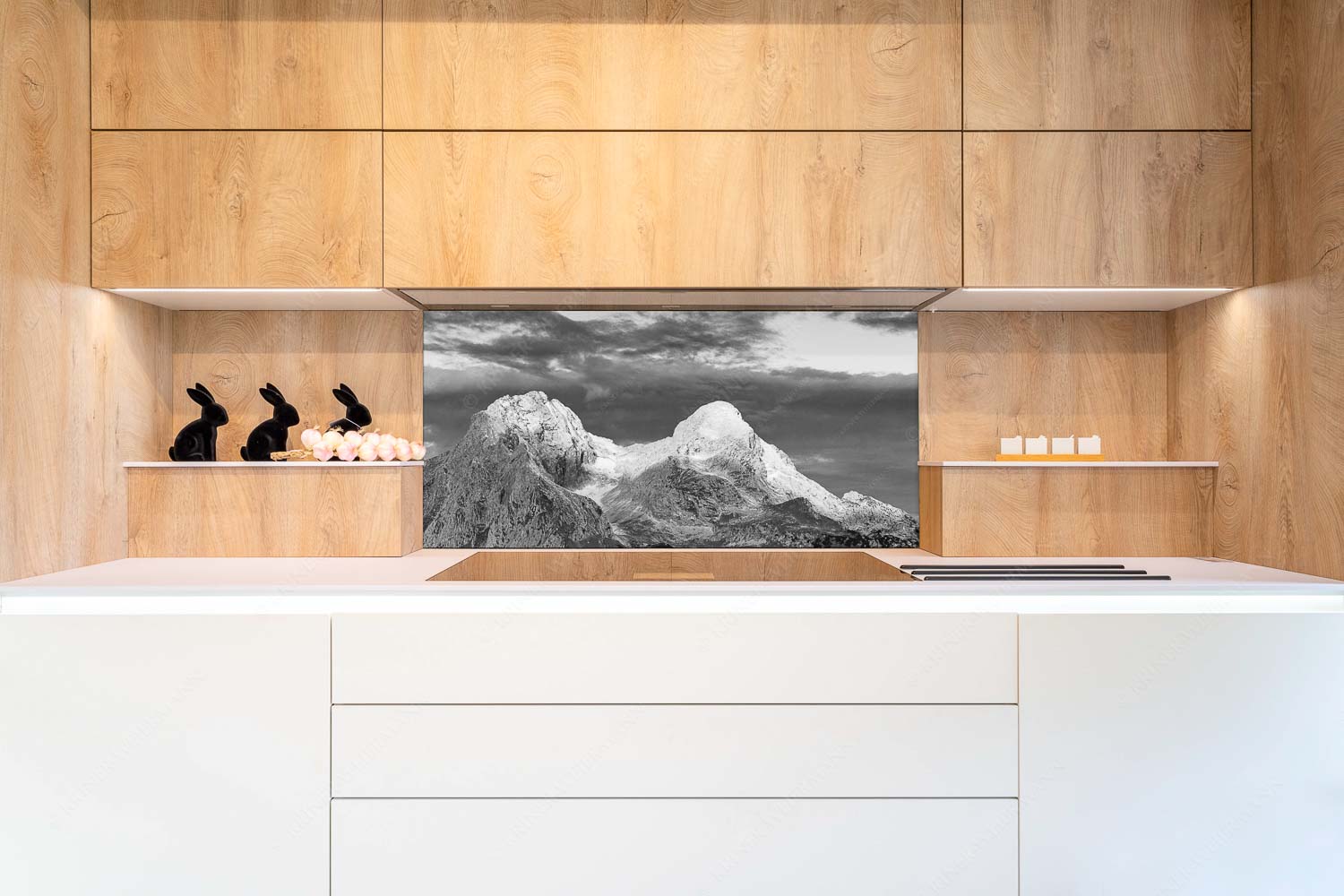 Blick zum Hochblassen und Alpspitze im ersten Tageslicht - Die Beiden II - Größe ca. 120x60cm, Seitenverhältnis 2:1 - Alpspitze und Hochblassen - weitere Infos unter https://www.kriner-weiermann.de