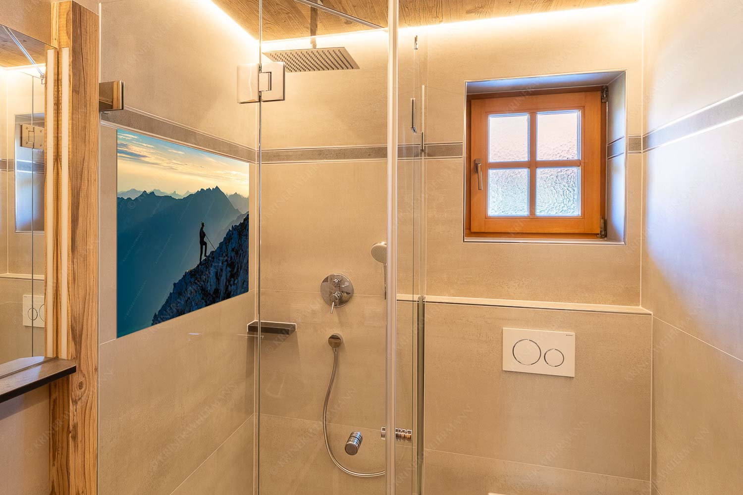 Do Dahoam – Größe ca. 120x80cm, Seitenverhältnis 3:2 — Traditioneller Bergsteiger im Wetterstein Blick in den Sonnenaufgang im Soierngebirge - Do Dahoam - Größe ca. 120x80cm, Seitenverhältnis 3:2 - Traditioneller Bergsteiger im Wetterstein - weitere Infos unter https://www.kriner-weiermann.de