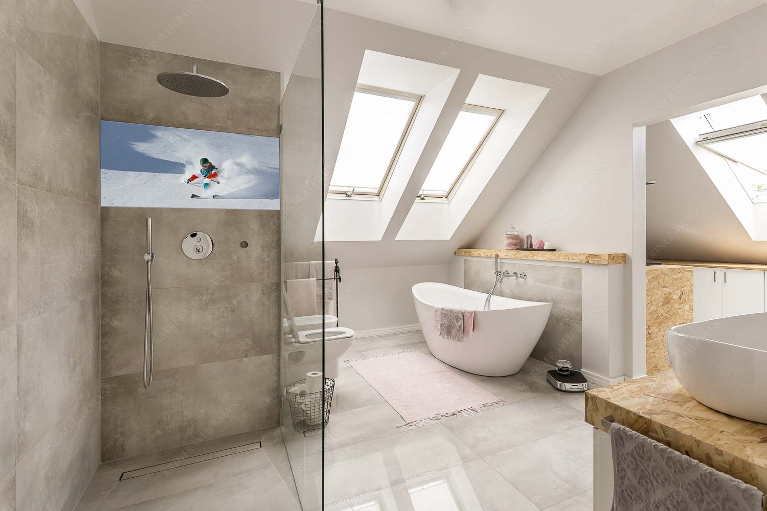 Dynamisch – Größe ca. 100x50cm, Seitenverhältnis 2:1 — Skifahren auf der Zugspitze Frischer Pulverschnee auf der Zugspitze verlockt zum Freeriden - Dynamisch - Größe ca. 100x50cm, Seitenverhältnis 2:1 - Skifahren auf der Zugspitze - weitere Infos unter https://www.kriner-weiermann.de