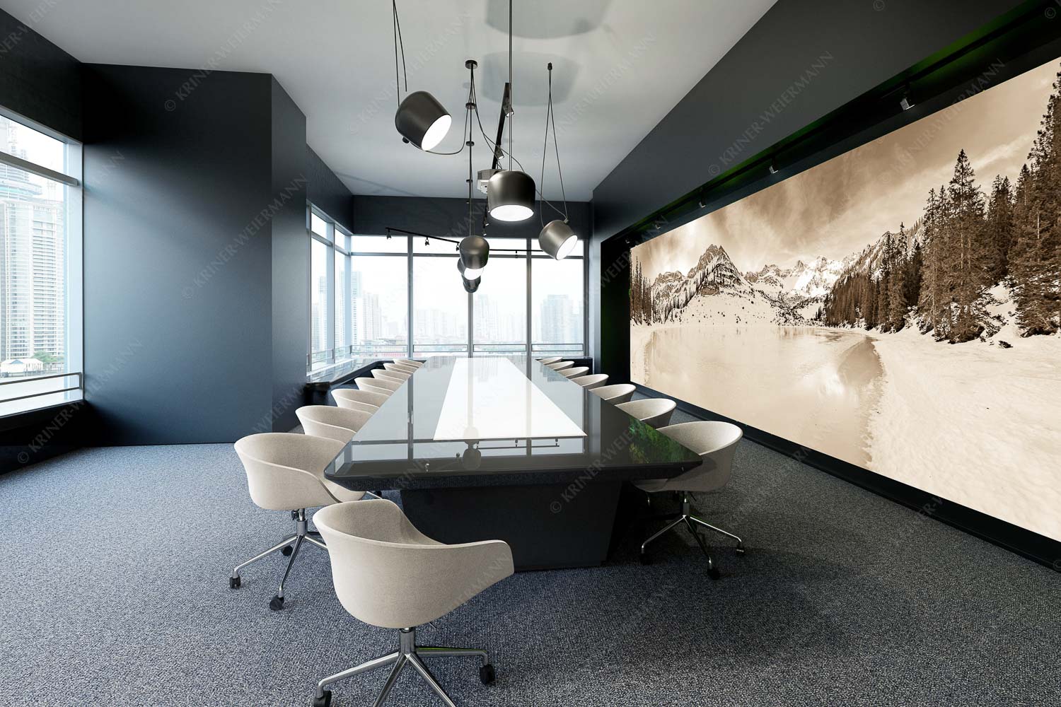 Eisige Ruhe – Größe ca. 600x200cm, Seitenverhältnis 3:1 — Zugefrorener Soiernsee im Karwendel Blick über zugefrorenden Soiernsee zur Soiernspitze und Schöttlkar - Eisige Ruhe - Größe ca. 600x200cm, Seitenverhältnis 3:1 - Zugefrorener Soiernsee im Karwendel - weitere Infos unter https://www.kriner-weiermann.de