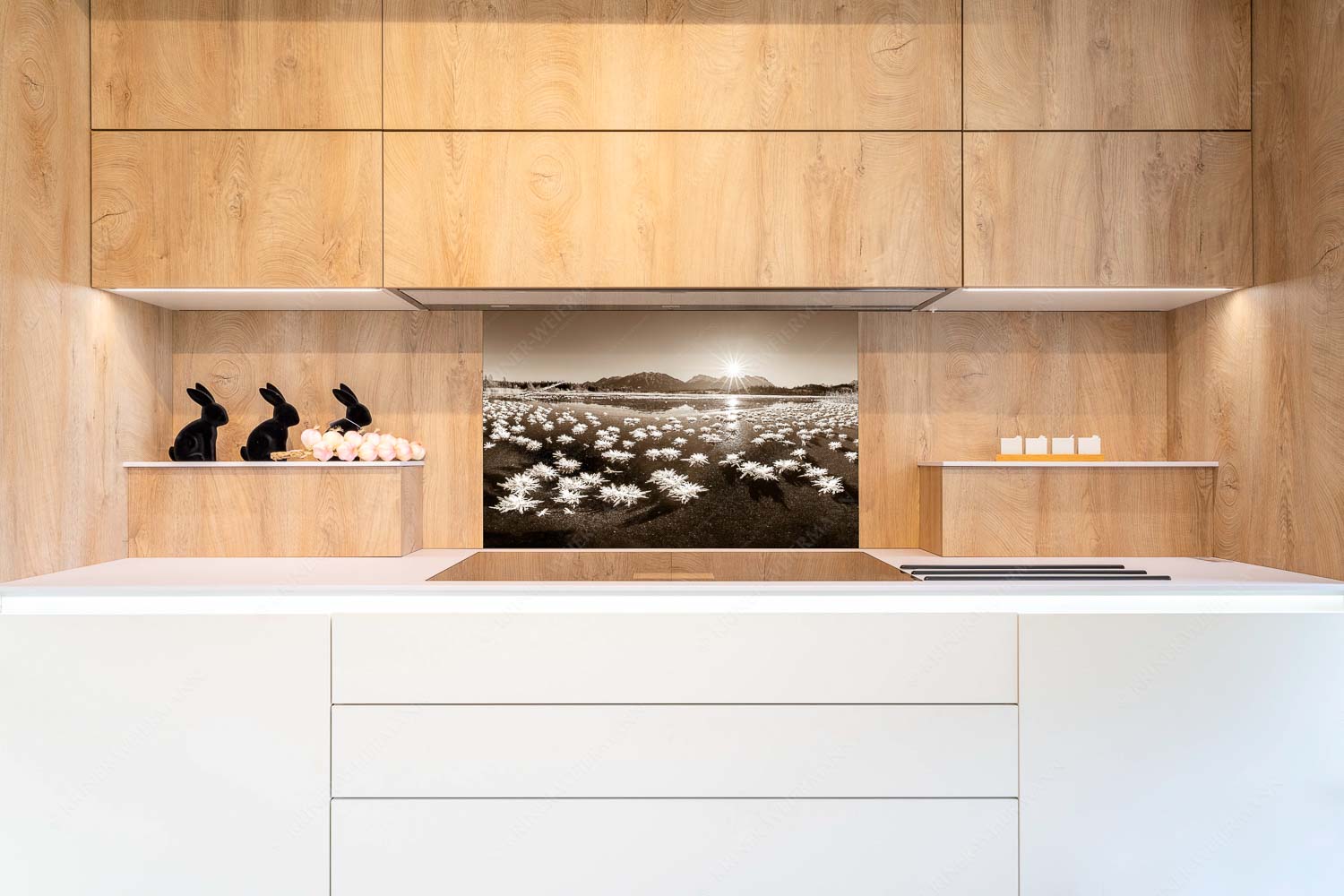 Eisrosenblüte – Größe ca. 90x60cm, Seitenverhältnis 3:2 — Eiskristalle am Barmsee Große Eiskristalle auf dem zugefrorenen Barmsee mit Karwendelgebirge - Eisrosenblüte - Größe ca. 90x60cm, Seitenverhältnis 3:2 - Eiskristalle am Barmsee - weitere Infos unter https://www.kriner-weiermann.de