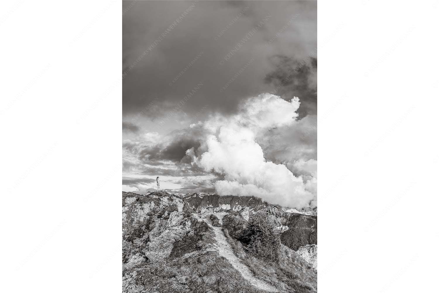 Wolkenreißen im Karwendelgebirge