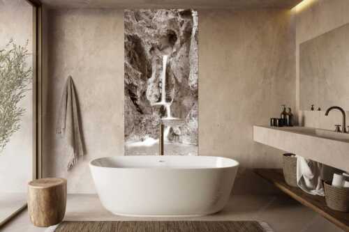 Einer der vielen Wasserfälle am Heckenbach bei Kochel - Feng Shui - Größe ca. 100x200cm, Seitenverhältnis 1:2 - Wasserfall bei Kochel - weitere Infos unter https://www.kriner-weiermann.de