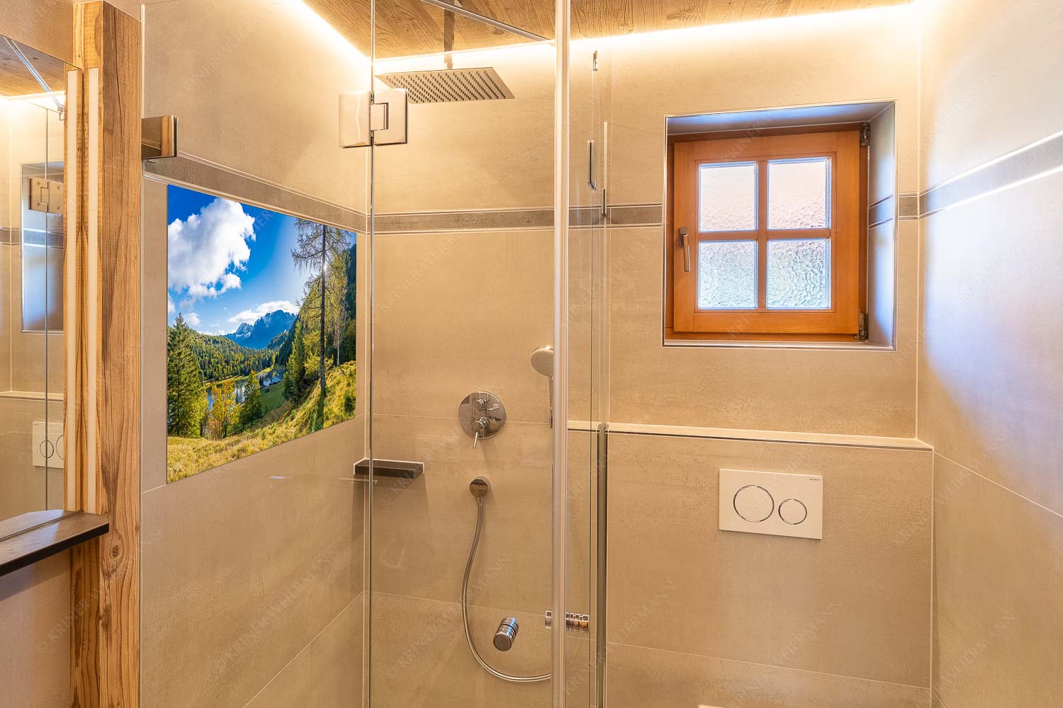 Ferchenseeherbst – Größe ca. 120x80cm, Seitenverhältnis 3:2 — Ferchensee mit Karwendel Blick über Ferchensee aufs Karwendel - Ferchenseeherbst - Größe ca. 120x80cm, Seitenverhältnis 3:2 - Ferchensee mit Karwendel - weitere Infos unter https://www.kriner-weiermann.de