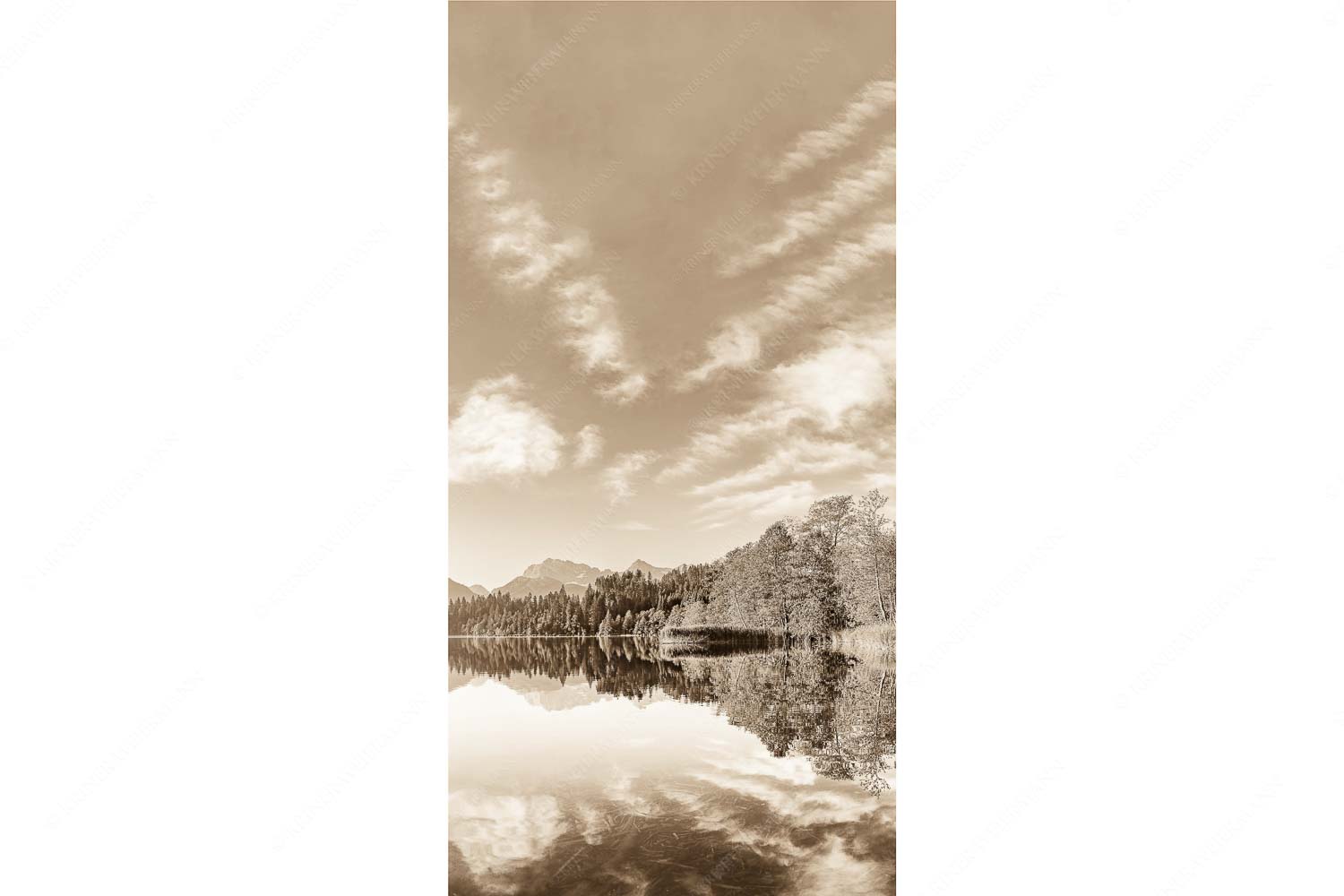 Freudiger Morgen – Seitenverhältnis 1:2 — Barmsee mit Soiern und Karwendel Sonnenaufgang am Barmsee mit Blick zum Karwendel