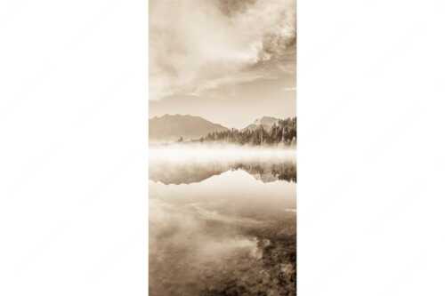 Sommermorgen am Barmsee mit Soiern- und Karwendelgebirge - Gespiegelt - Seitenverhältnis 1:2 - Spiegelung am Barmsee mit Soierngebirge - weitere Infos unter https://www.kriner-weiermann.de