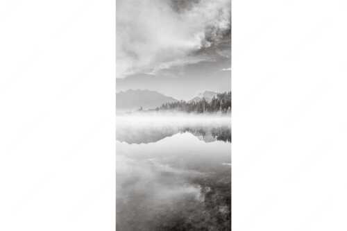 Sommermorgen am Barmsee mit Soiern- und Karwendelgebirge - Gespiegelt - Seitenverhältnis 1:2 - Spiegelung am Barmsee mit Soierngebirge - weitere Infos unter https://www.kriner-weiermann.de