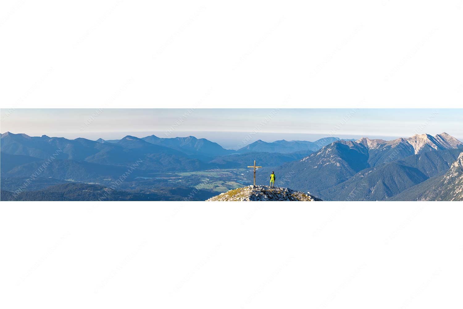 Blick von Großer Arnspitze ins Obere Isartal