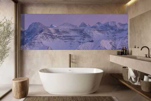 Soiernspitze mit Karwendelgipfel - Gipfelparade - Größe ca. 300x100cm, Seitenverhältnis 3:1 - Soiernspitze mit Birkkarspitze - weitere Infos unter https://www.kriner-weiermann.de