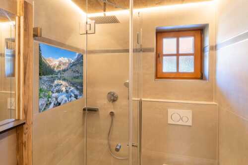 Am Abend kehrt wieder Windstille am See ein - Glanz - Größe ca. 120x80cm, Seitenverhältnis 3:2 - Soiernsee mit Soiernspitze - weitere Infos unter https://www.kriner-weiermann.de