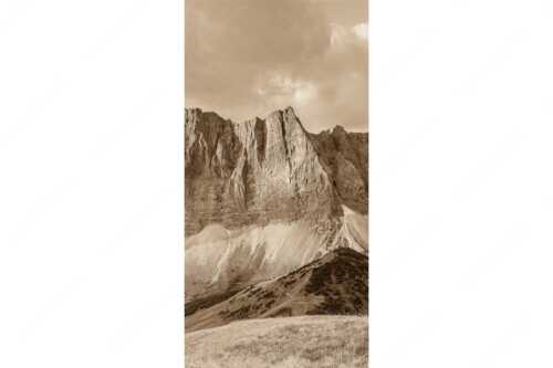 Sonnenaufgang mit Lalidererkette im Karwendel - Goldene Kette - Seitenverhältnis 1:2 - Karwendel Hauptkamm mit Laliderer - weitere Infos unter https://www.kriner-weiermann.de
