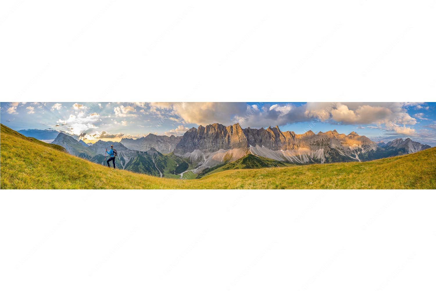Sonnenaufgang mit Lalidererkette im Karwendel