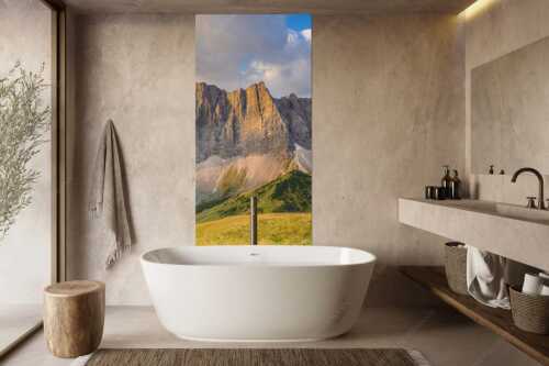 Sonnenaufgang mit Lalidererkette im Karwendel - Goldene Kette - Größe ca. 100x200cm, Seitenverhältnis 1:2 - Karwendel Hauptkamm mit Laliderer - weitere Infos unter https://www.kriner-weiermann.de