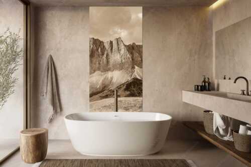 Sonnenaufgang mit Lalidererkette im Karwendel - Goldene Kette - Größe ca. 100x200cm, Seitenverhältnis 1:2 - Karwendel Hauptkamm mit Laliderer - weitere Infos unter https://www.kriner-weiermann.de