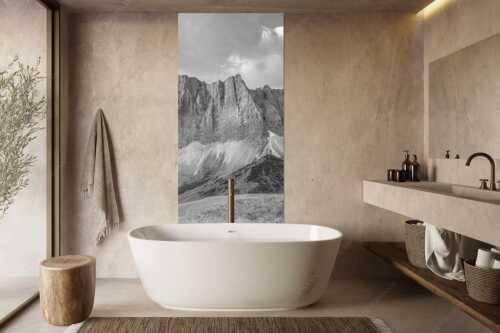 Sonnenaufgang mit Lalidererkette im Karwendel - Goldene Kette - Größe ca. 100x200cm, Seitenverhältnis 1:2 - Karwendel Hauptkamm mit Laliderer - weitere Infos unter https://www.kriner-weiermann.de