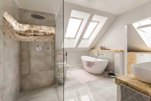 Sonnenaufgang mit Lalidererkette im Karwendel - Goldene Kette - Größe ca. 240x60cm, Seitenverhältnis 4:1 - Karwendel Hauptkamm mit Laliderer - weitere Infos unter https://www.kriner-weiermann.de