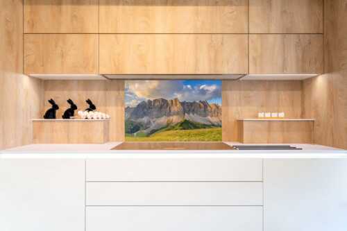 Sonnenaufgang mit Lalidererkette im Karwendel - Goldene Kette - Größe ca. 90x60cm, Seitenverhältnis 3:2 - Karwendel Hauptkamm mit Laliderer - weitere Infos unter https://www.kriner-weiermann.de