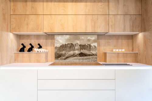 Sonnenaufgang mit Lalidererkette im Karwendel - Goldene Kette - Größe ca. 90x60cm, Seitenverhältnis 3:2 - Karwendel Hauptkamm mit Laliderer - weitere Infos unter https://www.kriner-weiermann.de
