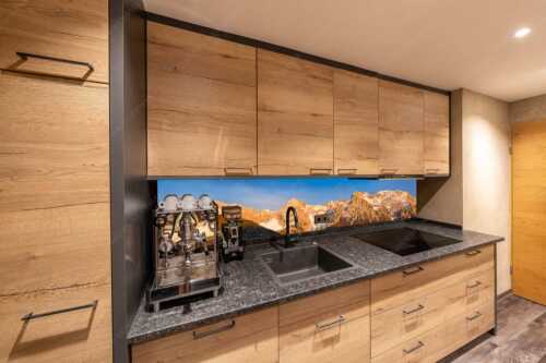 Wörner, Tiefkar und Westliche Karwendelspitze im Abendlicht - Gute Bekannte - Größe ca. 270x54cm, Seitenverhältnis 5:1 - Karwendelgebirge bei Mittenwald - weitere Infos unter https://www.kriner-weiermann.de