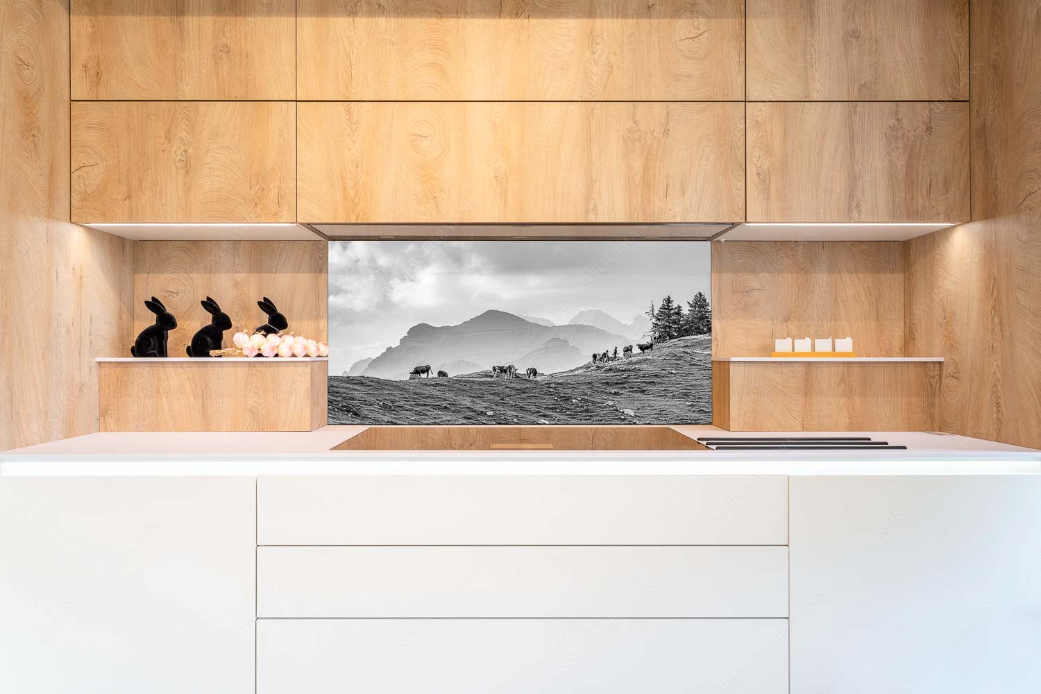 Heile Welt – Größe ca. 120x60cm, Seitenverhältnis 2:1 — Almwirtschaft im Estergebirge Weidevieh im Spätsommer auf der Kuhalm mit Blick auf Soiern- und Karwendelgebirge - Heile Welt - Größe ca. 120x60cm, Seitenverhältnis 2:1 - Almwirtschaft im Estergebirge - weitere Infos unter https://www.kriner-weiermann.de