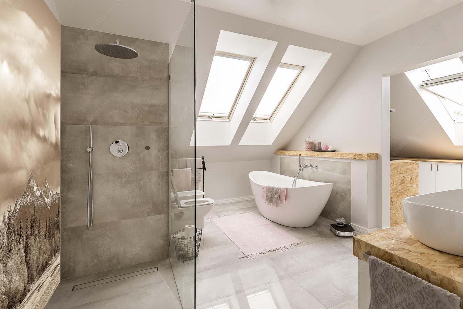 Heimliches Wahrzeichen – Größe ca. 150x225cm, Seitenverhältnis 2:3 — Isar mit den drei Arnspitzen Blick über die Isar zu den Arnspitzen - Heimliches Wahrzeichen - Größe ca. 150x225cm, Seitenverhältnis 2:3 - Isar mit den drei Arnspitzen - weitere Infos unter https://www.kriner-weiermann.de